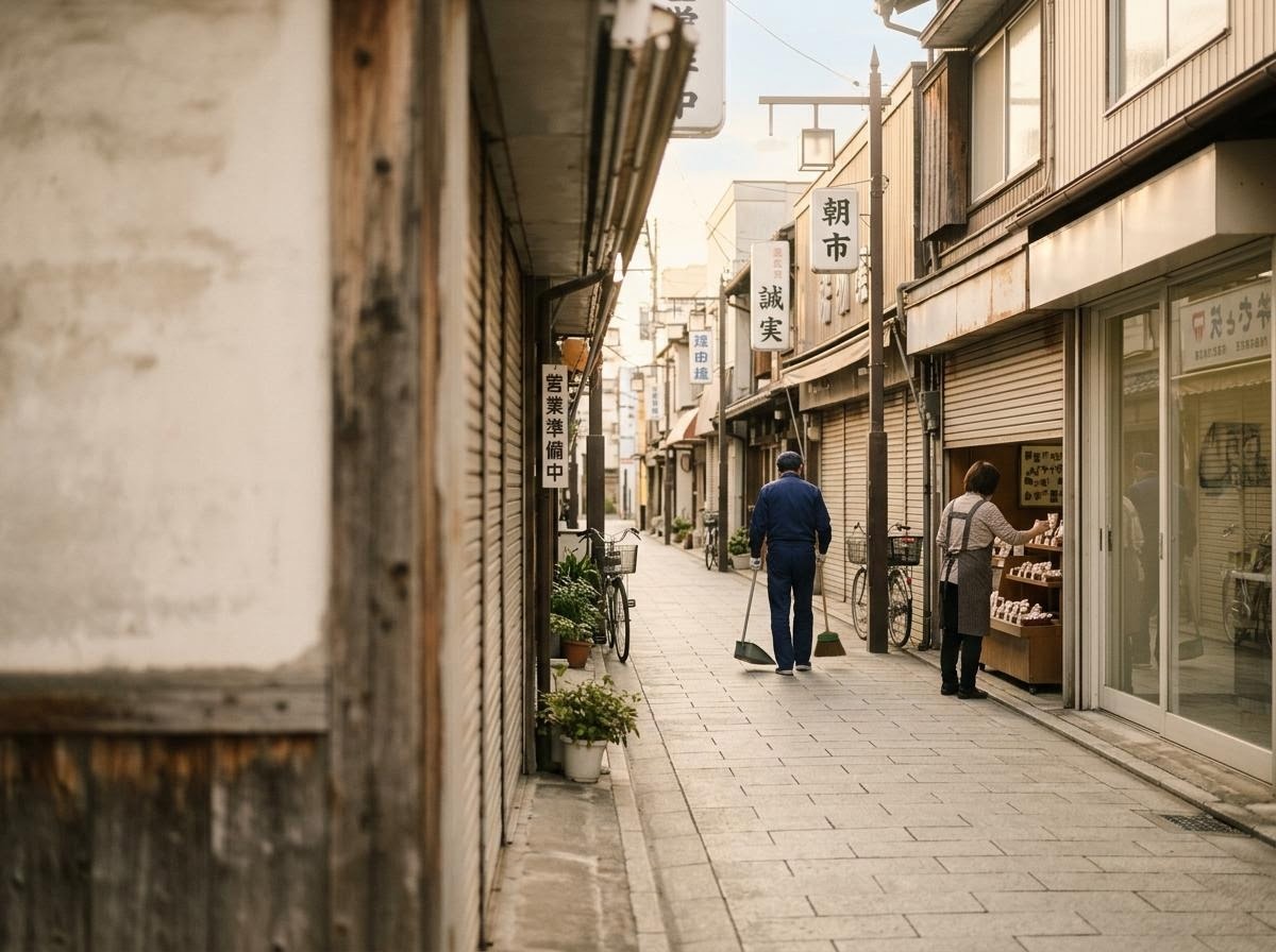サービス業界の象徴的な風景